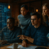 Team working with AI tools